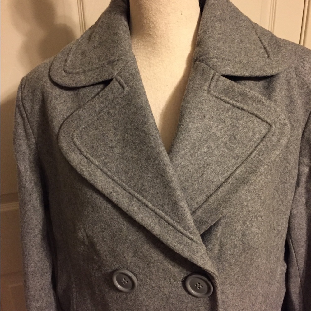 New York & Co. trench coat size 16 NWT - Picture 2 of 8